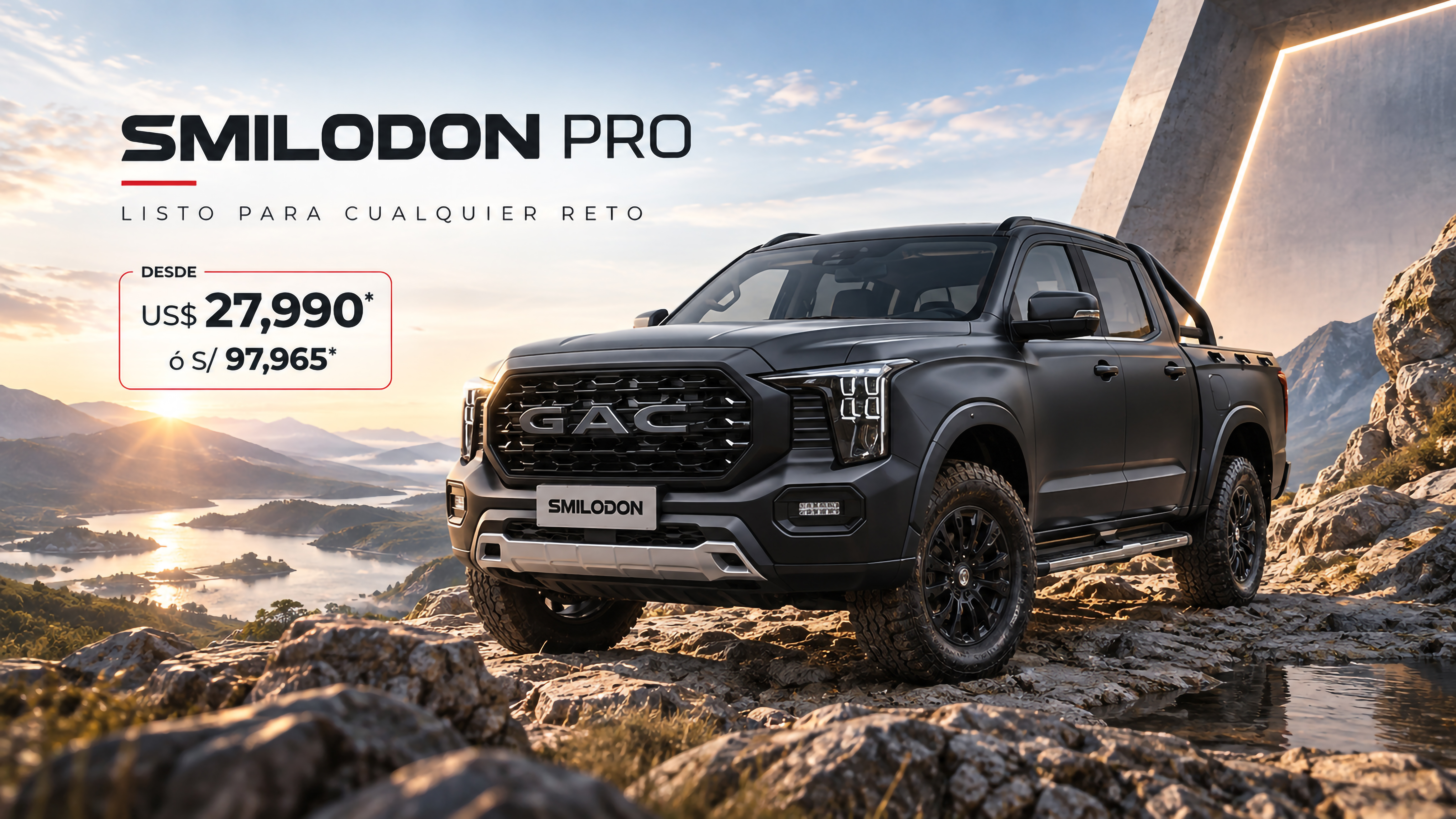 SMILODON PRO. Diseño exterior en la nueva campaña China Miles.